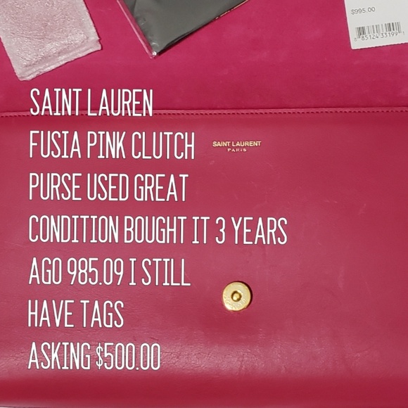 Saint Laurent clutch purse - Picture 4 of 4